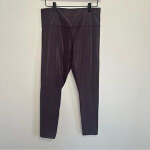 Zyia Active Burgundy Leggings Size 8–10